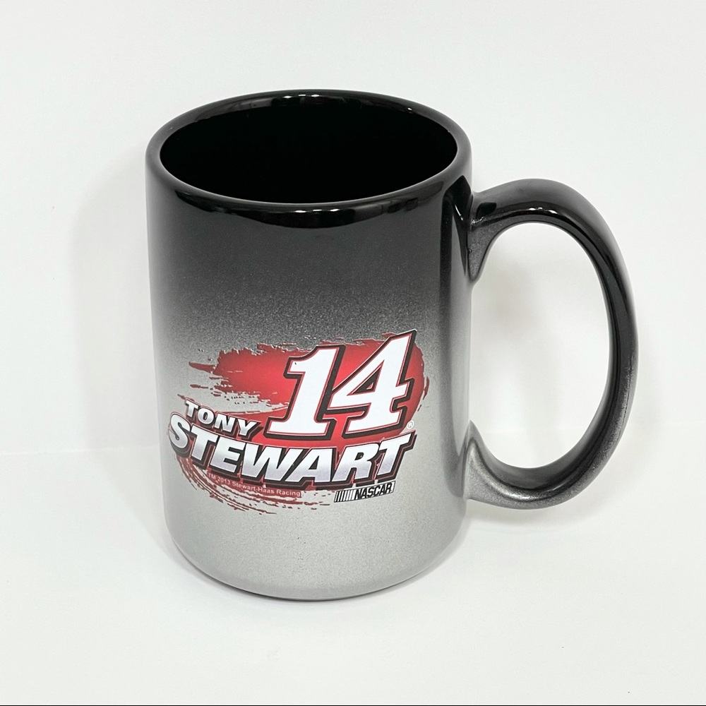 tony stewart 14 nascar ceramic mug